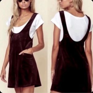 SAGE the label | Anthropologie Maroon Jumper dress, size S.